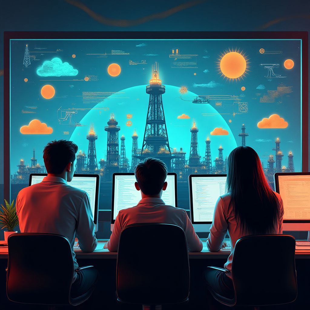 Sesión de estudio con plataforma digital