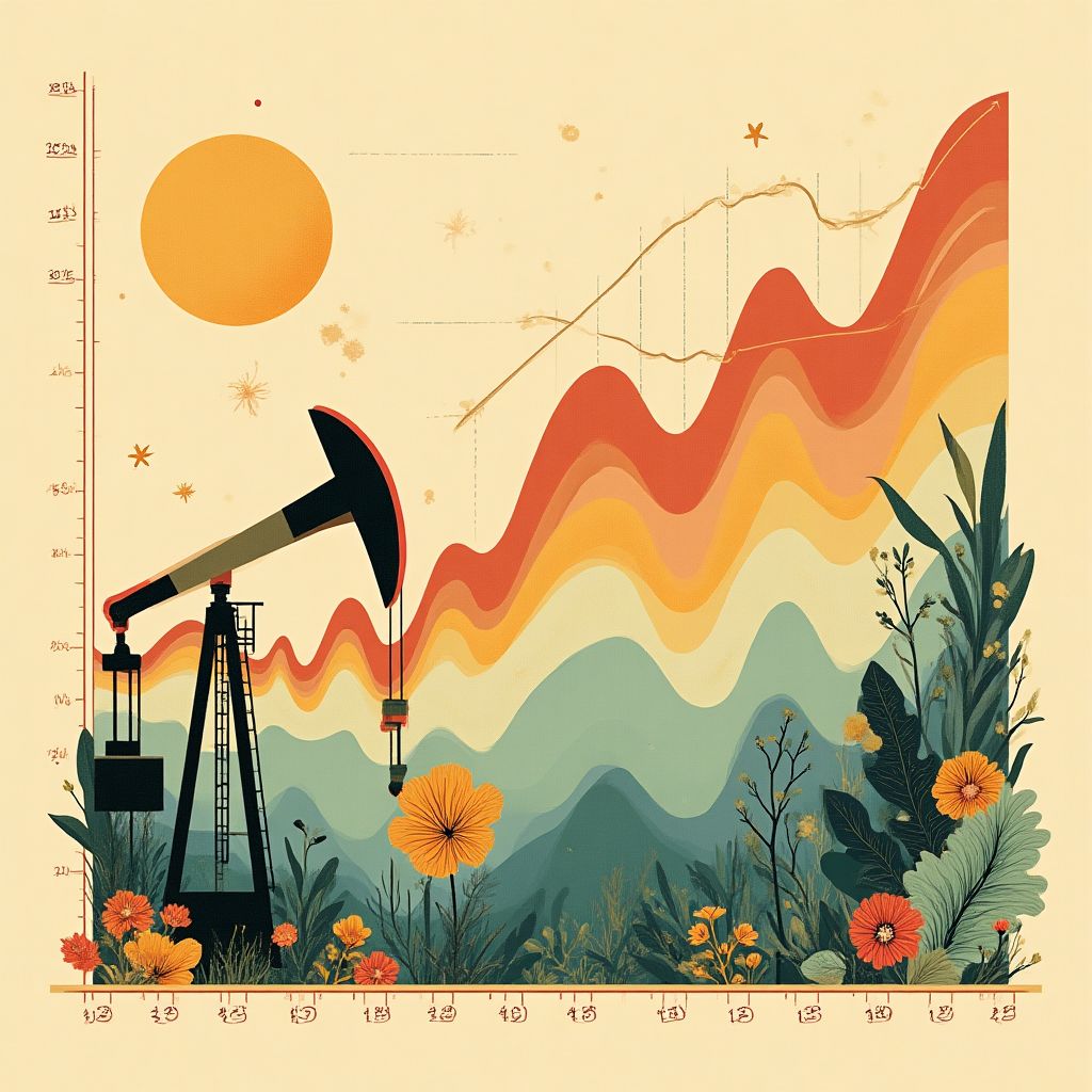 Análisis de tendencias de precios del petróleo